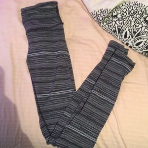 Striped lululemon leggings